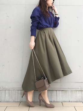 とんちゃん。さん（レディース・162cm）の春コーディネート