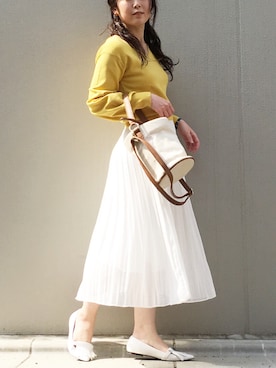 とんちゃん。さん（レディース・162cm）の春コーディネート