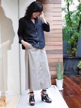 「STEPHAN SCHNEIDER（ステファンシュナイダー）のアイテム」を使った、DAILYSHOPさん（レディース・163cm）の夏コーディネート