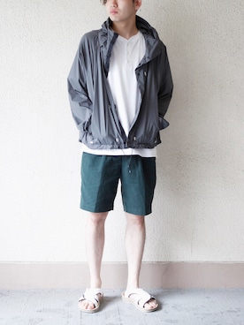 「アイテム（サンダル）」を使った、DAILYSHOPさん（メンズ・170cm）の夏コーディネート
