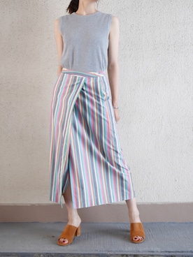 「STEPHAN SCHNEIDER（ステファンシュナイダー）のアイテム」を使った、DAILYSHOPさん（レディース・163cm）の夏コーディネート