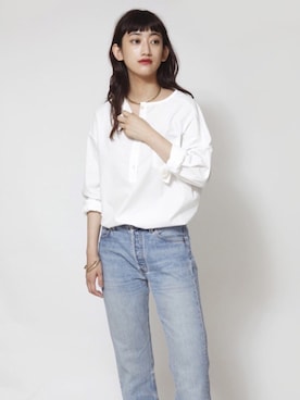 「アイテム（チョーカー）」を使った、DAILYSHOPさん（レディース・170cm）の夏コーディネート