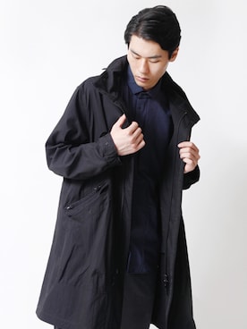「アイテム（ダウンジャケット/コート）」を使った、DAILYSHOPさん（メンズ・185cm）の秋コーディネート