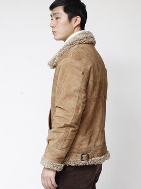 「ID DAILYWEAR（アイディーデイリーウェア）のアイテム（ブルゾン、ベージュ系）」を使った、DAILYSHOPさんの秋コーディネート