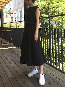 「AVIE（アビィ）のアイテム」を使った、AIさん（レディース・156cm）の夏コーディネート