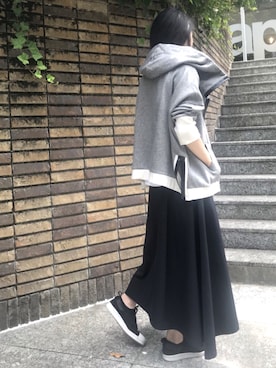 「AVIE（アビィ）のアイテム」を使った、AIさん（レディース・156cm）の夏コーディネート