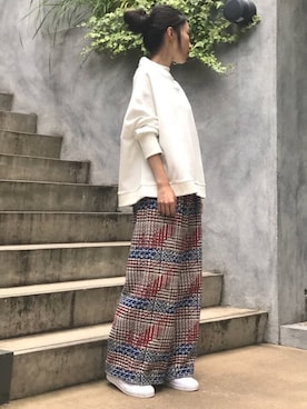 「AVIE（アビィ）のアイテム」を使った、AIさん（レディース・156cm）の秋コーディネート