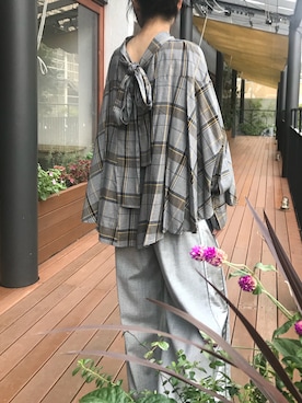 「AVIE（アビィ）のアイテム」を使った、AIさん（レディース・156cm）の秋コーディネート