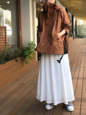 「AVIE（アビィ）のアイテム」を使った、AIさん（レディース・156cm）の冬コーディネート