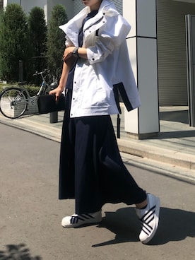 「AVIE（アビィ）のアイテム」を使った、AIさん（レディース・156cm）の春コーディネート