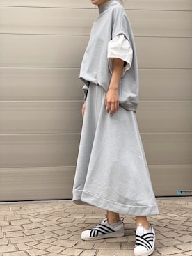 「AVIE（アビィ）のアイテム」を使った、AIさん（レディース・156cm）の冬コーディネート