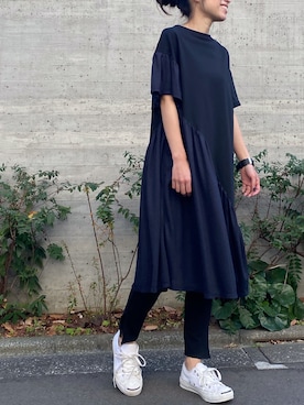 「AVIE（アビィ）のアイテム」を使った、AIさん（レディース・156cm）の冬コーディネート