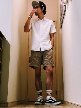 「VANS（バンズ）のアイテム（レッグウェア）」を使った、Ｔｋ．さん（メンズ・178cm）の夏コーディネート
