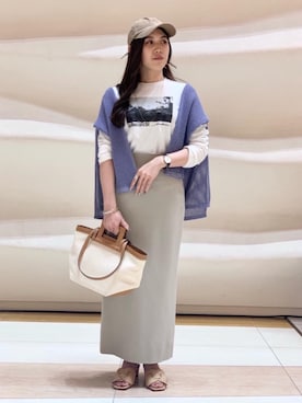 矢作（yahagi）さん（レディース・158cm）の春コーディネート