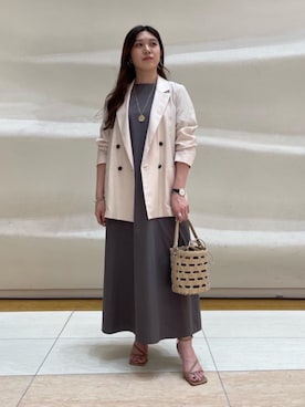 矢作（yahagi）さん（レディース・158cm）の春コーディネート