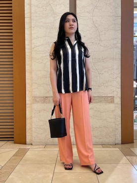 矢作(yahagi)さん(レディース・158cm)の春コーディネート