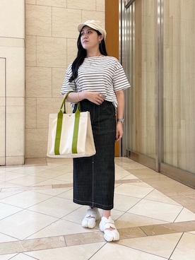 矢作（yahagi）さん（レディース・158cm）の夏コーディネート