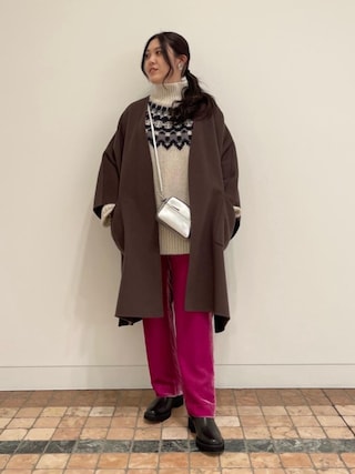 UNITED ARROWS W/N リバー ポンチョ リバー ポンチョコート