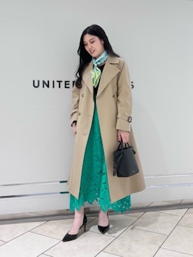 「ビジネス」｜「アイテム（財布/小物）」を使った、矢作（yahagi）さん（レディース・158cm）の冬コーディネート