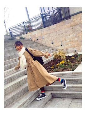 「152cm」｜「アイテム（デニムジャケット）」を使った、橋爪さん（レディース・152cm）の春コーディネート
