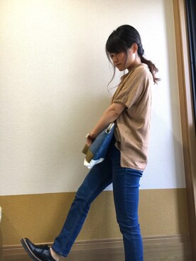 「くるりんぱヘアー」｜ぐっちっちさん（レディース・155cm）の夏コーディネート