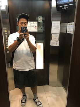 「FOURSTAR（フォースター）のアイテム」を使った、Junpei Kawamuraさん（メンズ・173cm）の秋コーディネート