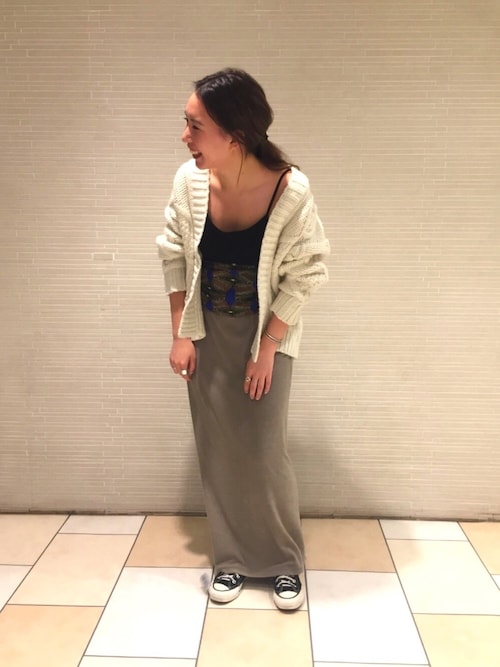 Mayu Kuroda ユナイテッドアローズ 新宿店 Beauty Youth United Arrowsのカーディガンを使ったコーディネート Wear