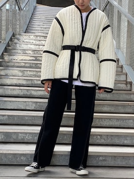 「CONVERSE STARS（コンバーススターズ）のアイテム」を使った、なおさん（レディース・163cm）の秋コーディネート