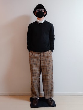 「MARCELO BURLON（マルセロ・バーロン）のアイテム（アクセサリー）」を使った、AAaaさん（メンズ・168cm）の春コーディネート