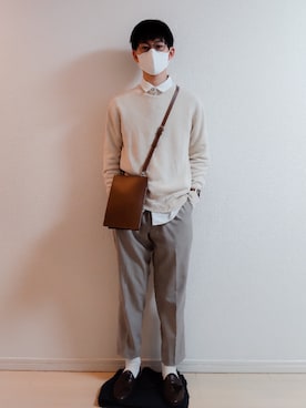 「grove（グローブ）のアイテム（財布/小物）」を使った、AAaaさん（メンズ・168cm）の春コーディネート