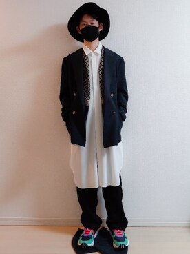 「ATTACHMENT（アタッチメント）のアイテム（その他）」を使った、AAaaさん（メンズ・168cm）の春コーディネート