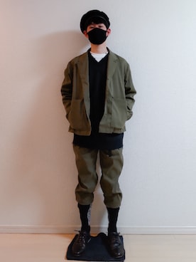 「PUBLIC TOKYO（パブリックトウキョウ）のアイテム（ブルゾン）」を使った、AAaaさん（メンズ・168cm）の春コーディネート