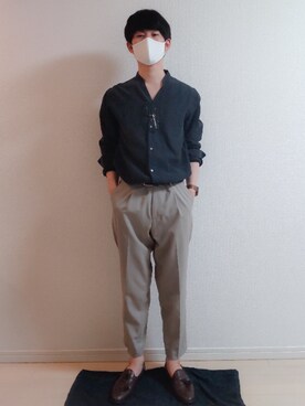 「MB（エムビー）のアイテム（シューズ）」を使った、AAaaさん（メンズ・168cm）の春コーディネート