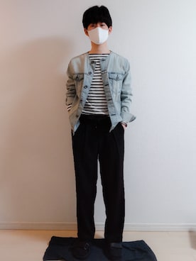 「COS（コス）のアイテム（サンダル）」を使った、AAaaさん（メンズ・168cm）の夏コーディネート
