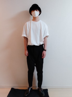 「unrelaxing（アンリラクシング）のアイテム（パンツ）」を使った、AAaaさん（メンズ・168cm）の夏コーディネート