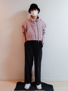 「soe（ソーイ）のアイテム（パーカー）」を使った、AAaaさん（メンズ・168cm）の夏コーディネート