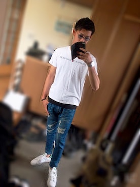 「TOMMY HILFIGER」｜「アイテム（その他）」を使った、よぴさん（メンズ・184cm）の夏コーディネート