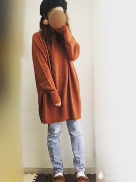 「osharewalker（オシャレウォーカー）のアイテム（ハンチング/ベレー帽）」を使った、yUuさん（レディース・149cm）の秋コーディネート