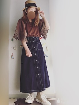 yUuさん（レディース・149cm）の春コーディネート