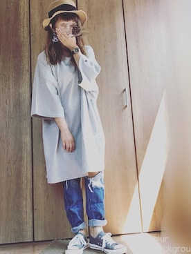 yUuさん（レディース・149cm）の夏コーディネート