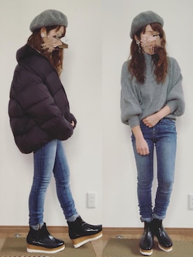 yUuさん(レディース・149cm)の冬コーディネート