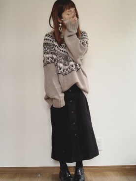 yUuさん（レディース・149cm）の冬コーディネート