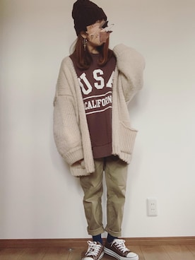 yUuさん（レディース・149cm）の冬コーディネート