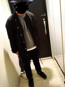 「SEVENDAYS=SUNDAY（セブンデイズサンデイ）のアイテム（カバーオール）」を使った、OORerさん（メンズ・165cm）の冬コーディネート