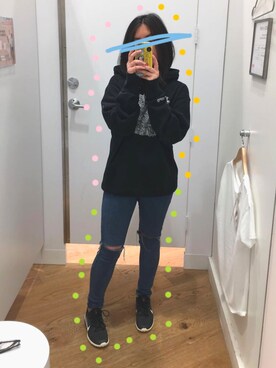 「Disney store」｜なおみさん（レディース・153cm）の冬コーディネート