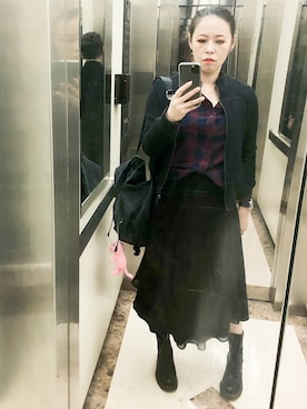 annabelさん（レディース・154cm）の冬コーディネート