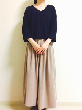 mu_minさん（レディース・157cm）の冬コーディネート