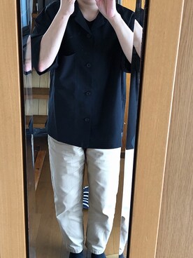 黒シャツ のレディース人気ファッションコーディネート 季節 3月 5月 Wear