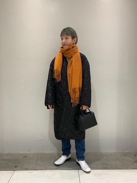 「ROTHCO（ロスコ）のアイテム（その他アウター）」を使った、kazeさん（レディース・157cm）の秋コーディネート