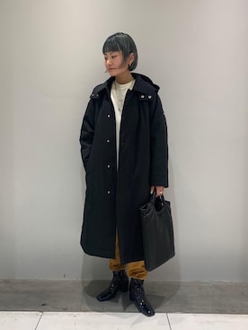 「YETI（イエティ）のアイテム」を使った、kazeさん（レディース・157cm）の冬コーディネート